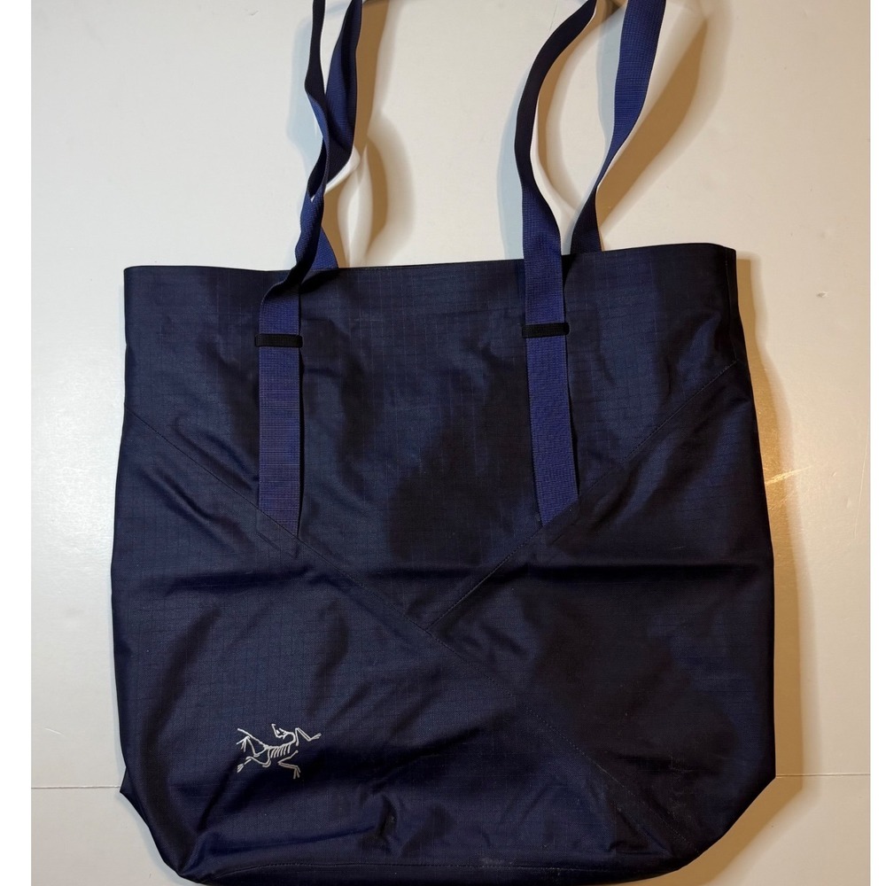 Arcteryx Blanca 19 Tote Bag Ripstop Nylon Zip Top Navy Blue Rare Color
